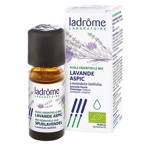 Óleo Essencial de Lavanda Orgânica Ladrome Spike 10ml