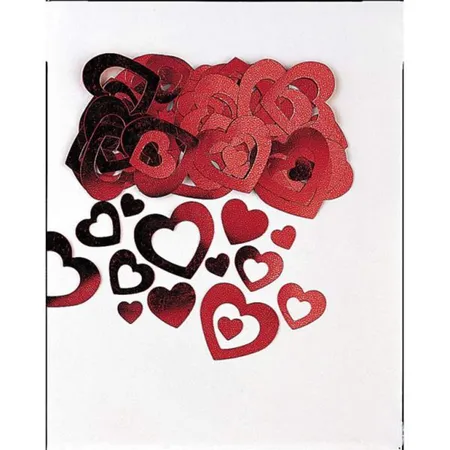 amscan Konfetti Die-Cut Hearts Metallic