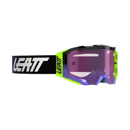 Masque cross Leatt VELOCITY 5.5 IRIZ 2024 - Violet / Blanc