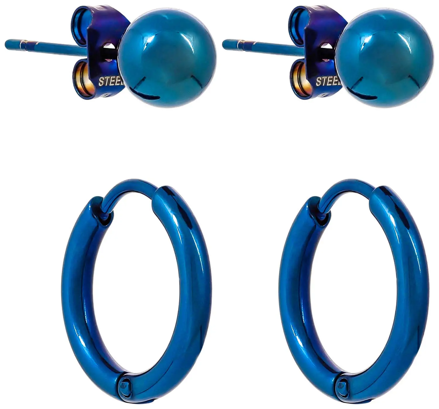 Herren Ohr-Set - Blue Wonder