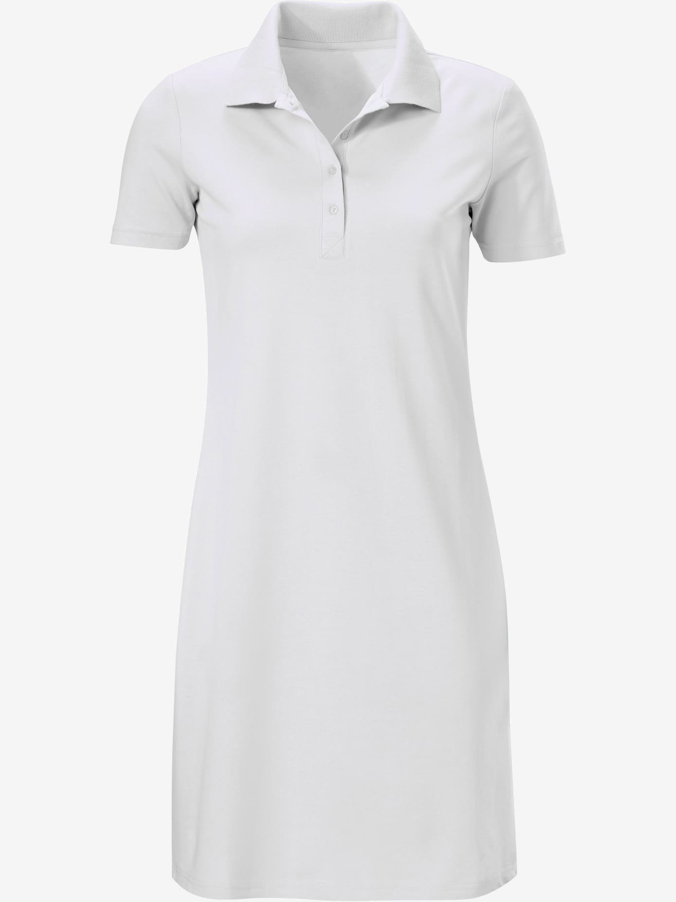 Robe longueur au-dessus du genou, style polo