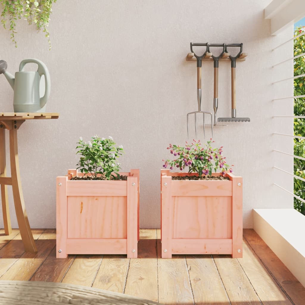 Jardinières 2 pcs bois massif douglas