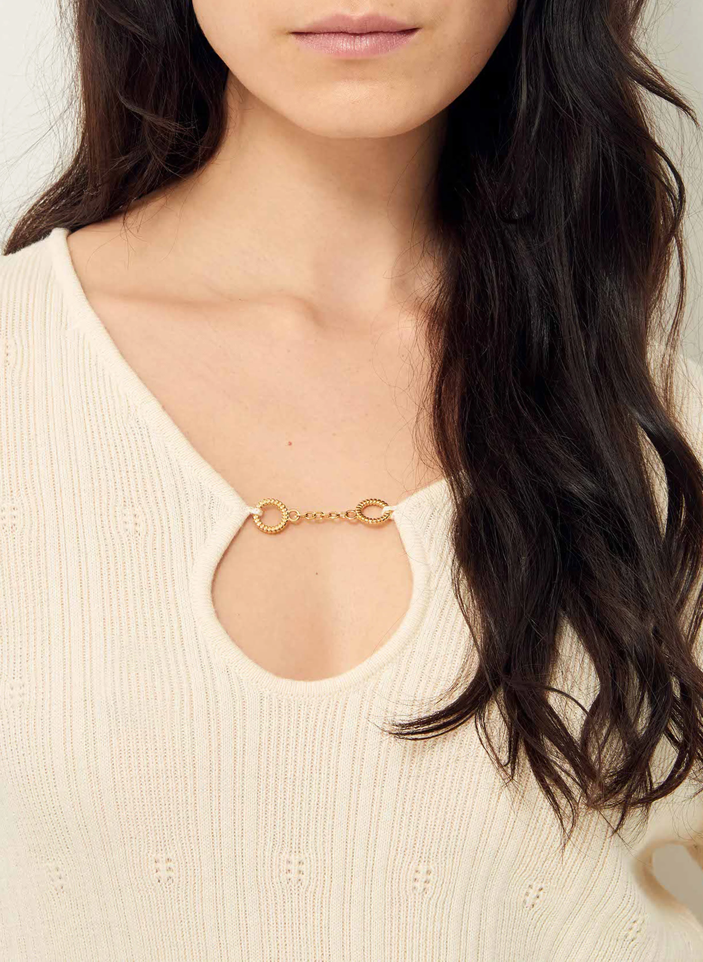 ISLA - Pull col rond | Beige