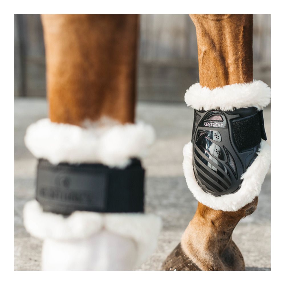 Kentucky JEUNES CHEVAUX MOUTON VEGAN - Protège-Boulets noir