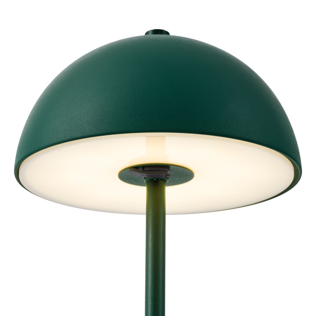 Buiten tafellamp donker groen incl. LED 3-staps dimbaar IP44 oplaadbaar - Keira