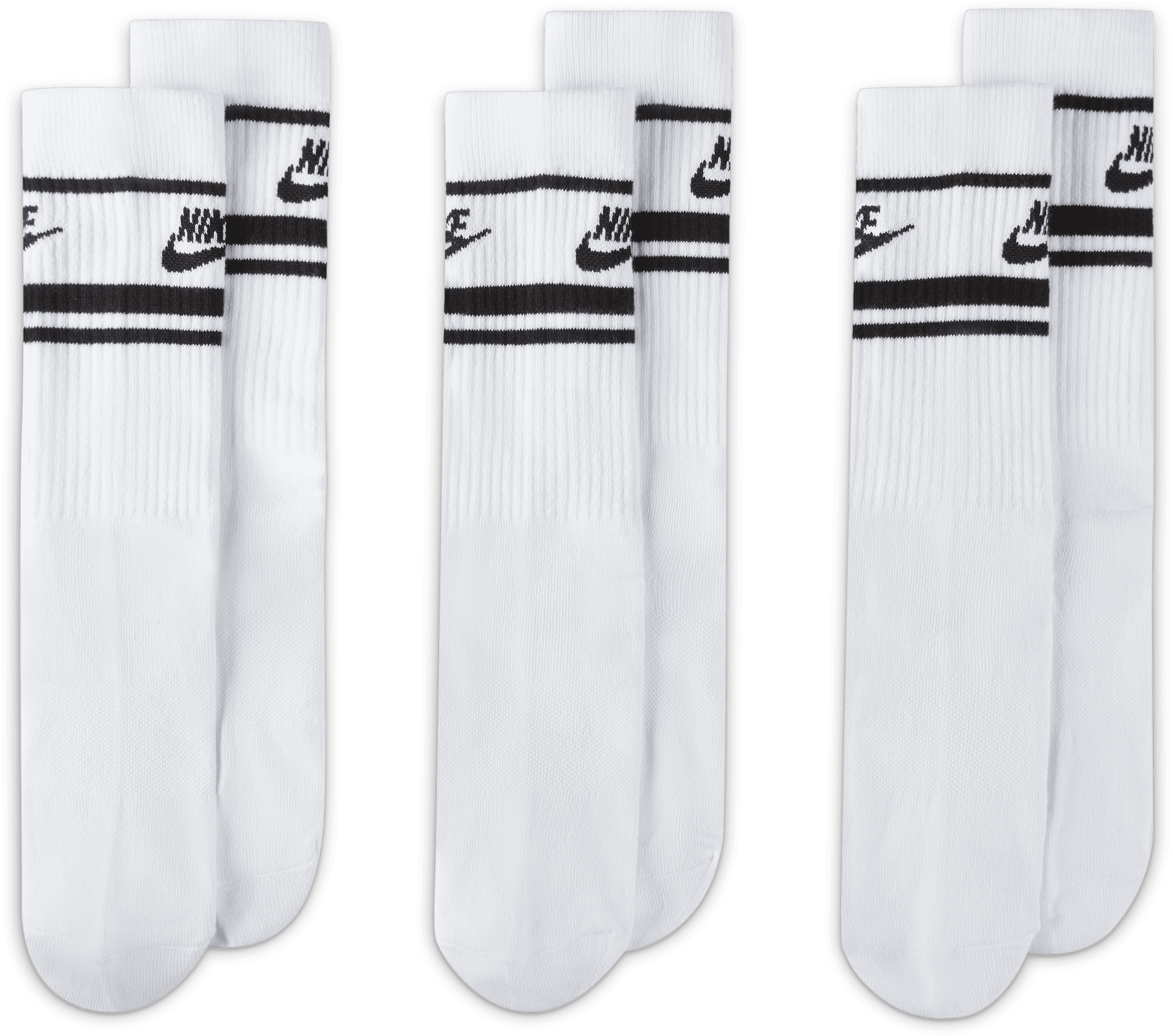 Nike Essential Socks Socken Weiss Schwarz F103