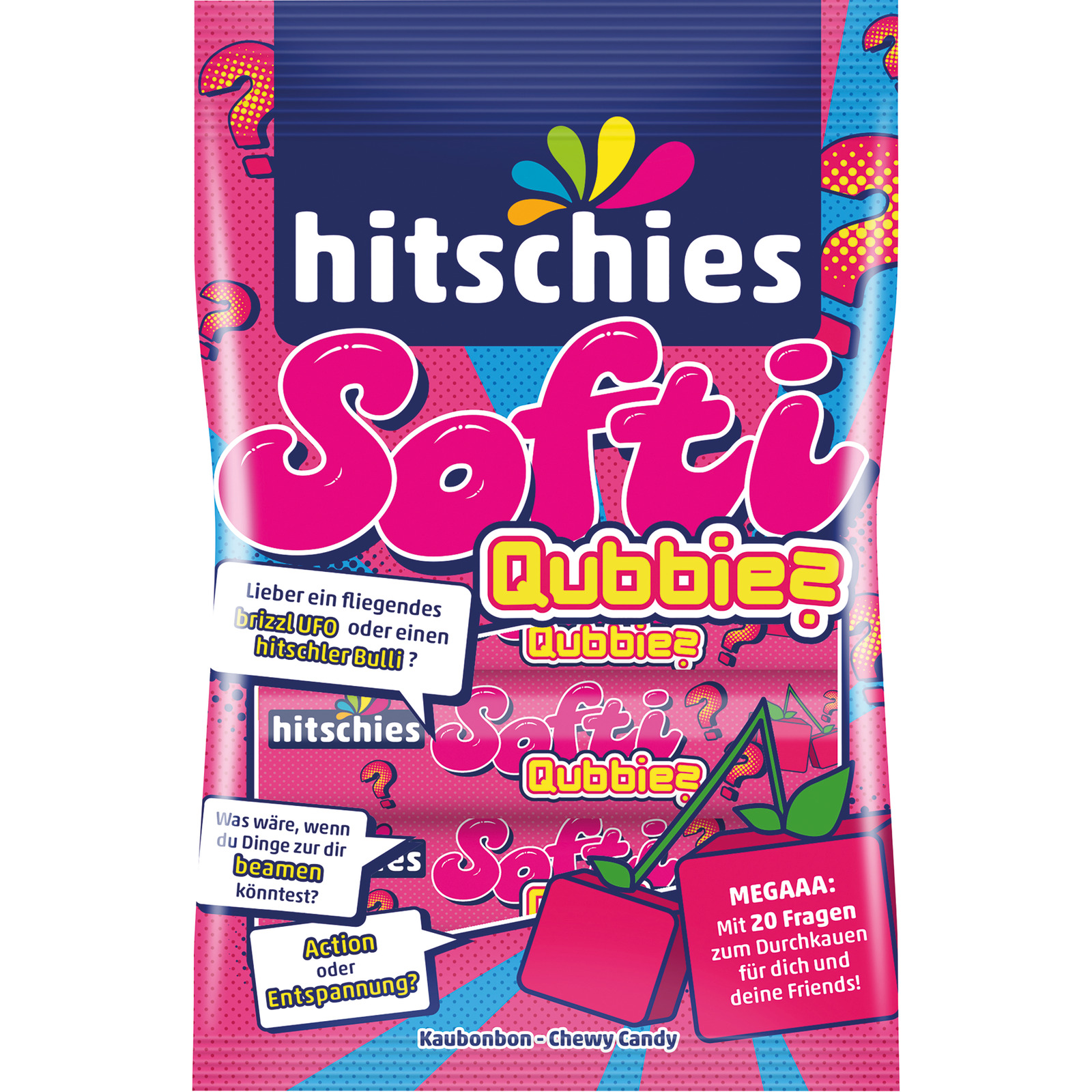 Hitschies Softi Qubbies Kirsche 80 g