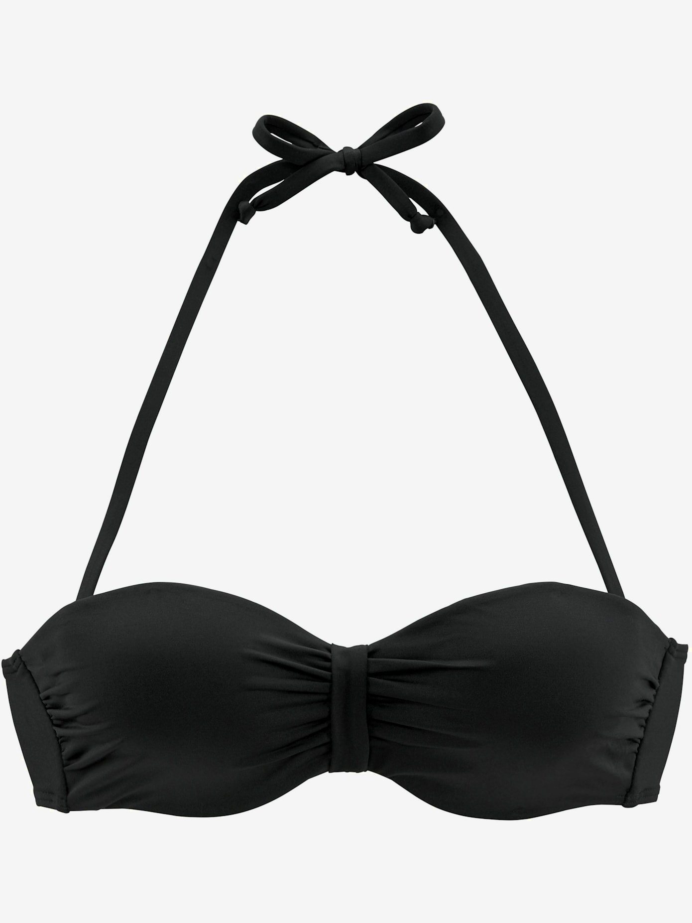 Haut de bikini bandeau à armatures bonnets rembourrés
