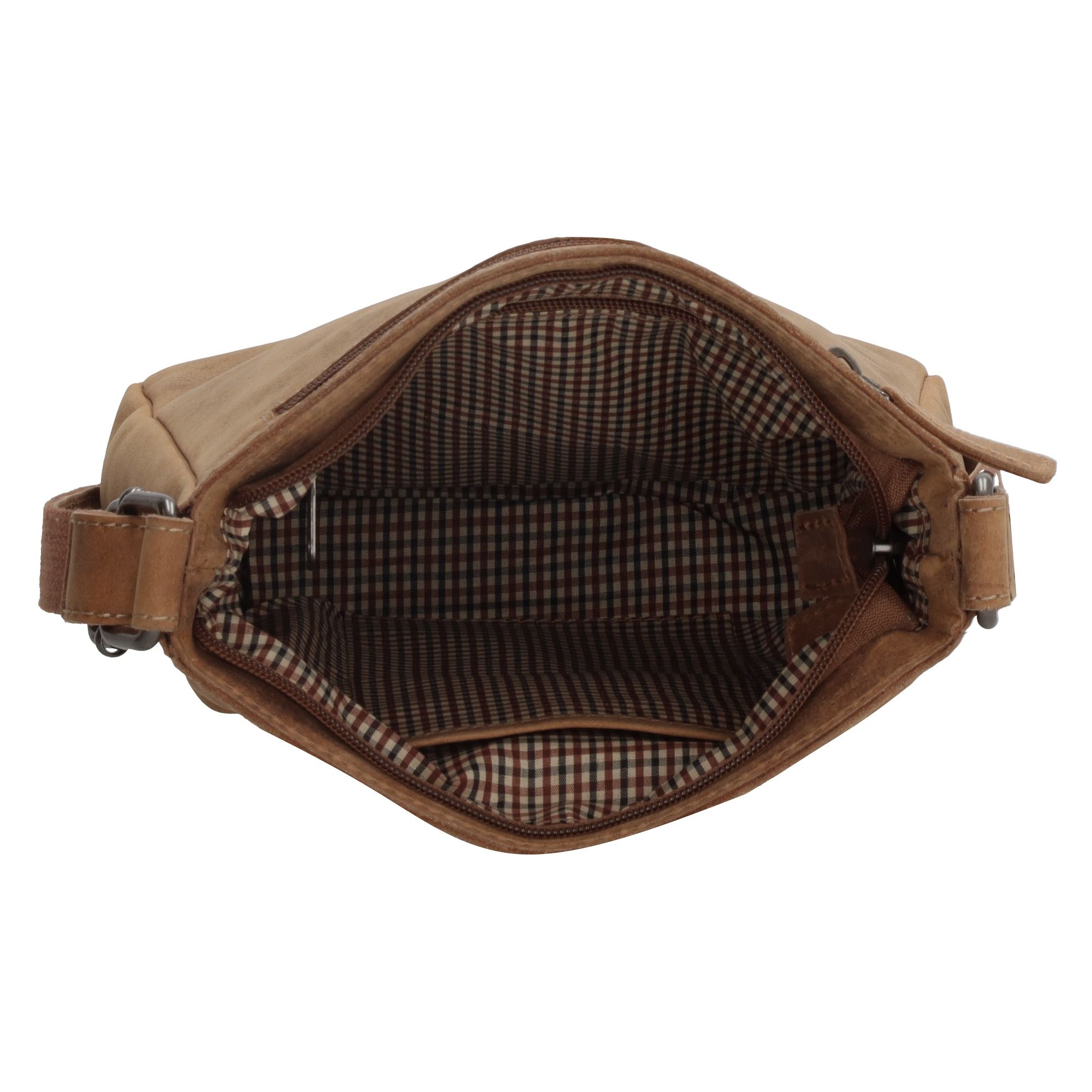Hide & Stitches Idaho Schoudertas Bruin