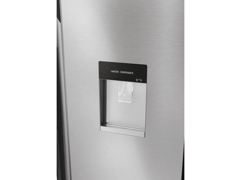 Haier Foodcenter HSR5918DWMP Silber Side by Side Kühlgerät