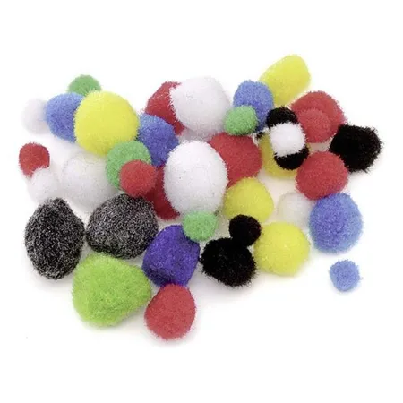 Knorr Prandell Pompon bunt, 8-20mm, 100 Stück