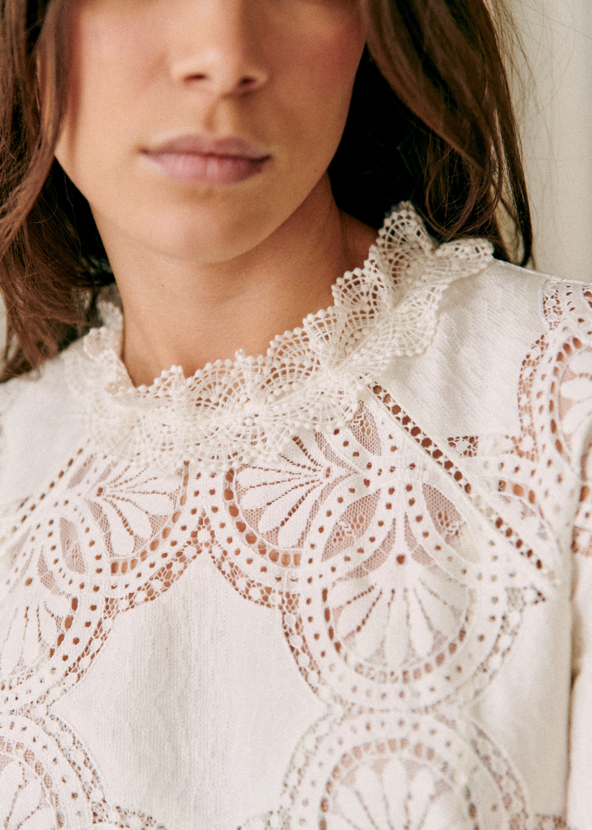 Blouse Bianca - Écru - E-SHOP/CHEMISES & BLOUSES 5905294