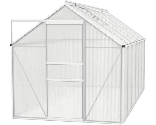 Vitavia Comet 7500 kas, polycarbonaat 4 mm, 195 x 383 cm, zilver