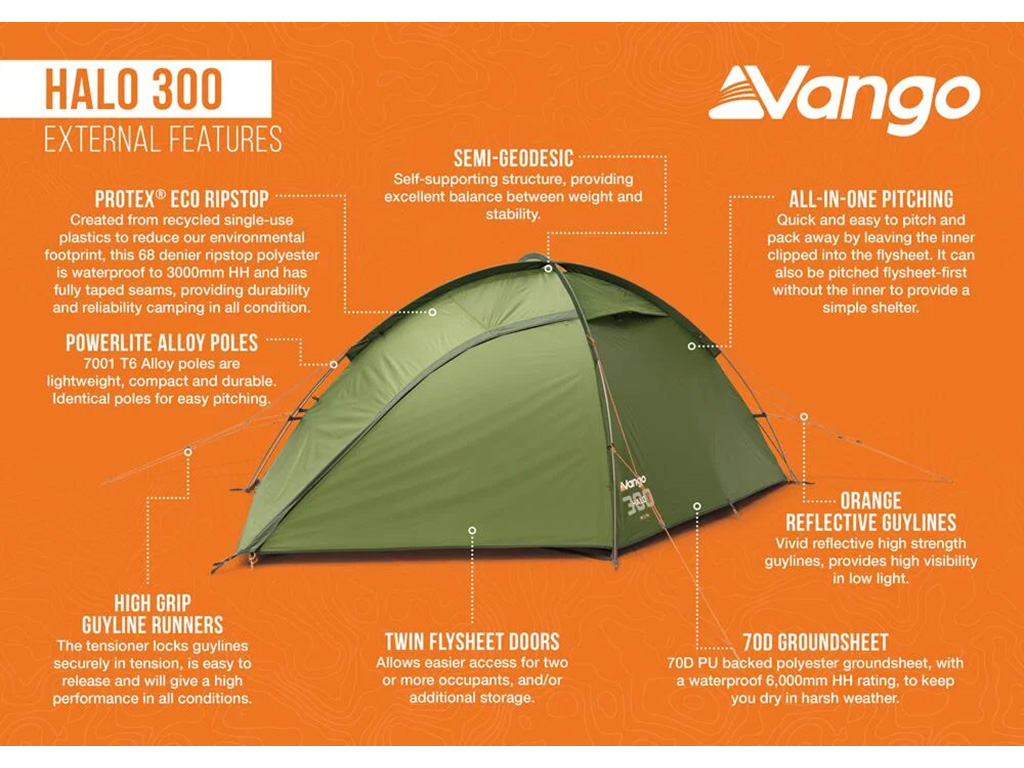 Vango Halo 300 koepeltent