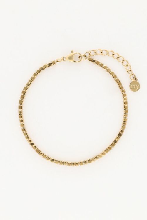 Armband met vierkant bandje