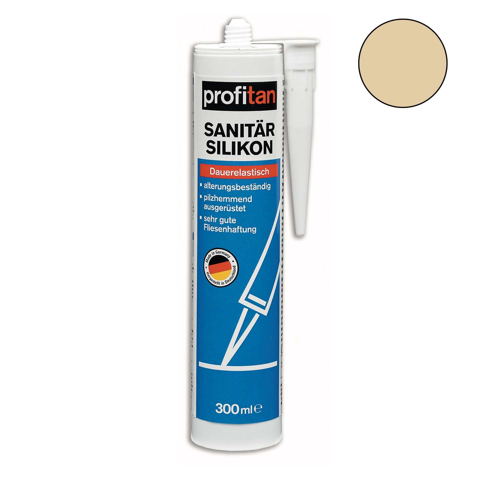 profitan Sanitär-Silikon - bahamabeige - 300 ml