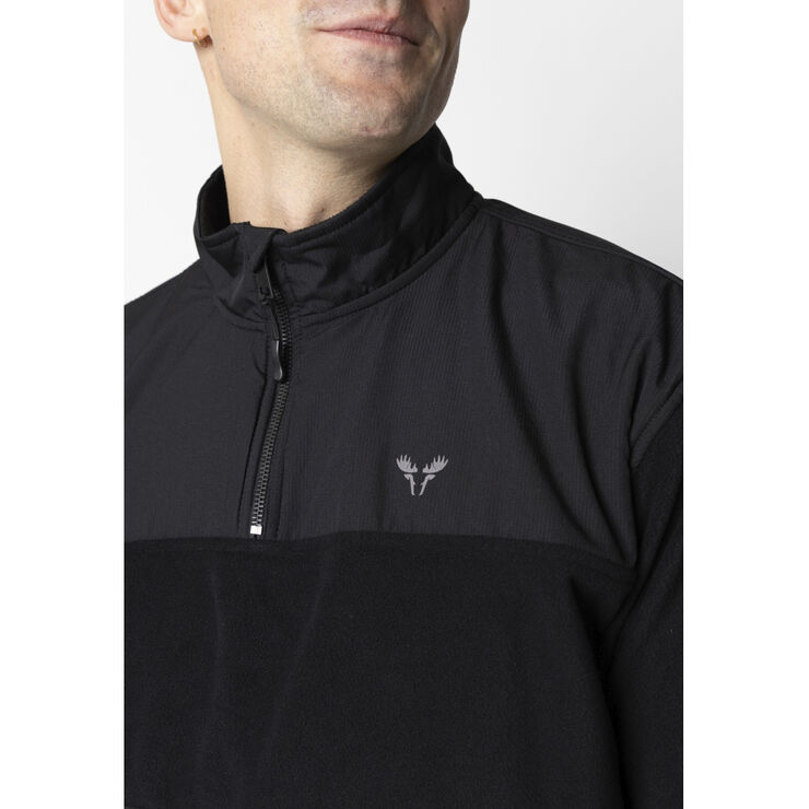 Fat Moose Herold Fleece Half Zip Black