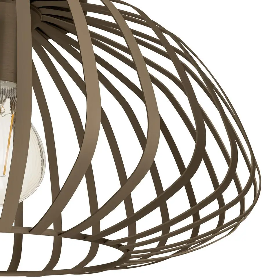 EGLO Espinal Plafondlamp - E27 - Ø 38.5 cm - Brons - Staal