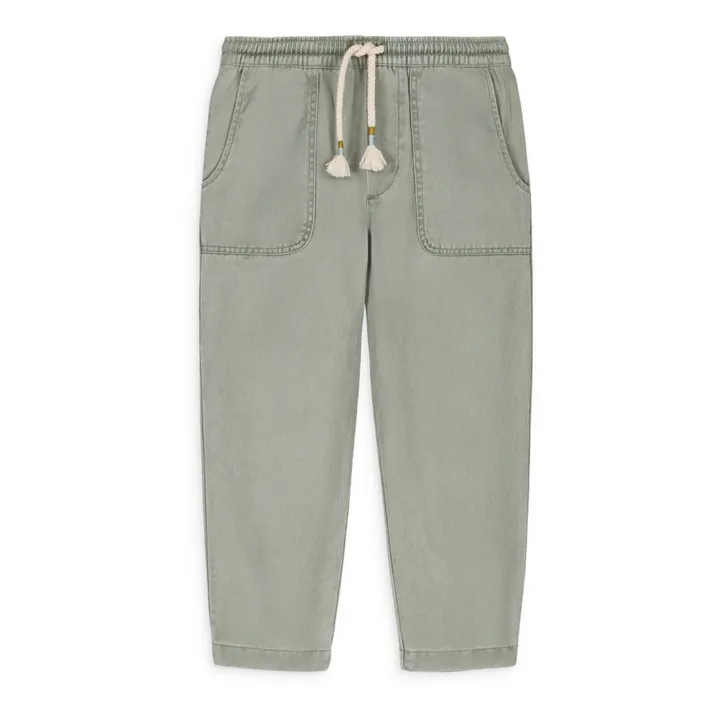Louise Misha Pantalon Darshan Twill | Brun kaki