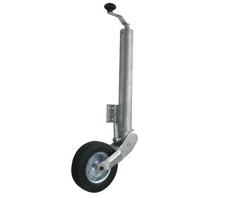 Zwaar steunwiel, model 60 mm, voor aanhangwagens