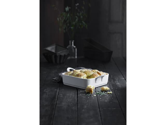 Pillivuyt Toulouse Fad 25 x 23 x 6 cm 2,4 liter Hvid