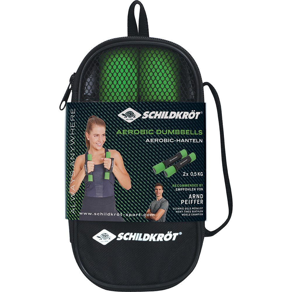 Schildkröt Fitness Aerobic Soft-Hantel 2er Set 0,5kg schwarz