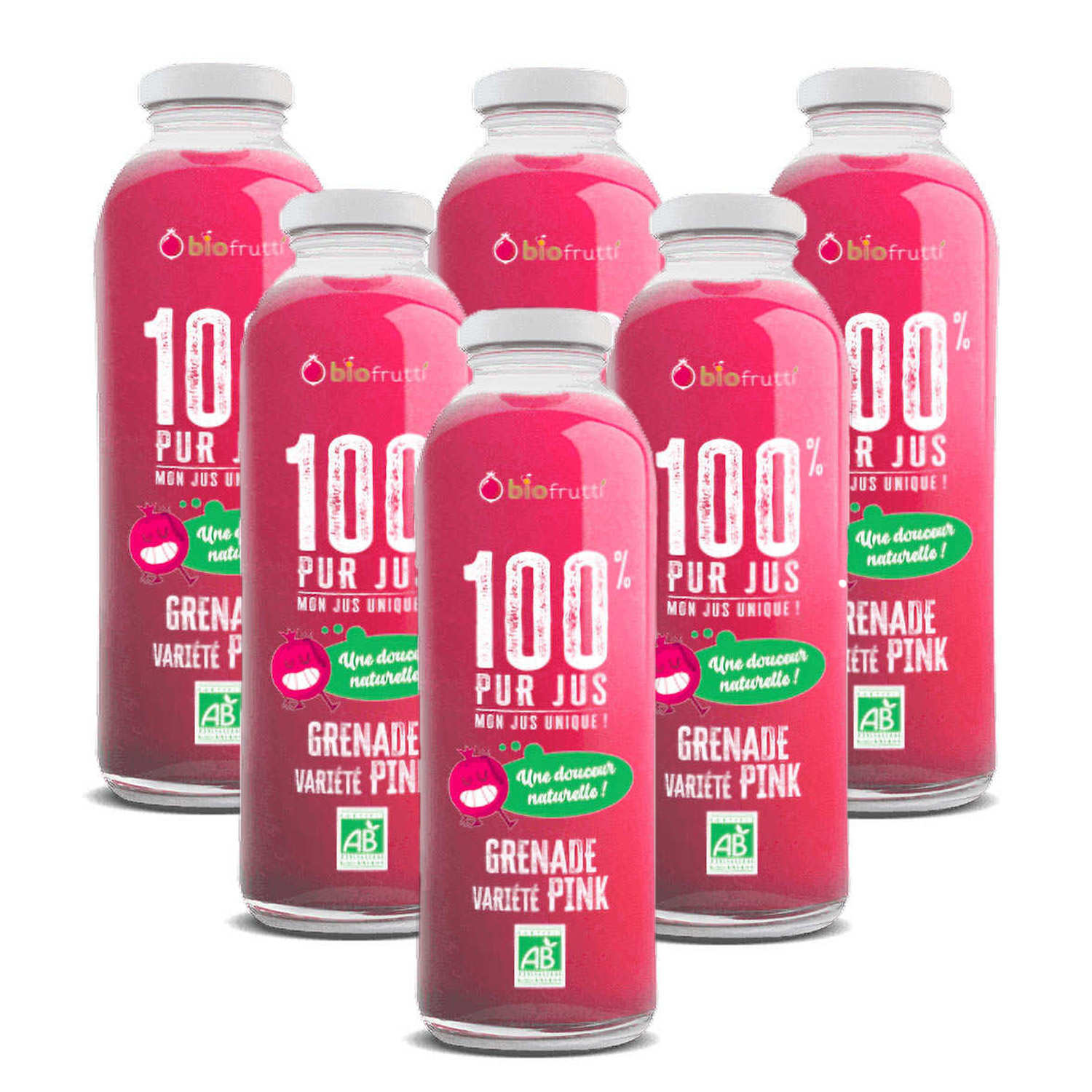 Pur jus de grenade pink 100% bio 6 x 70cl