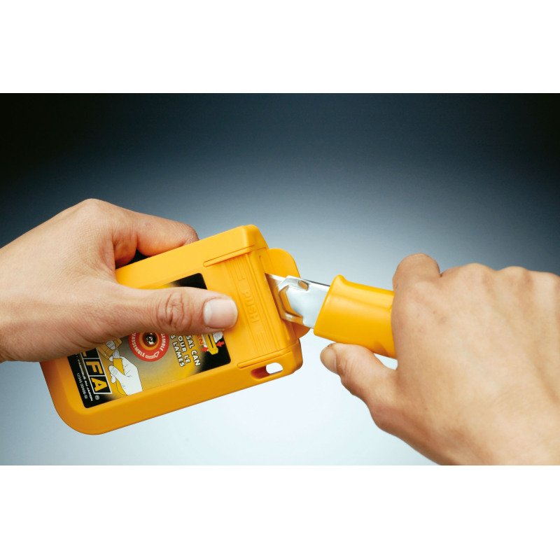 Boîte pour lames de cutter usagées
