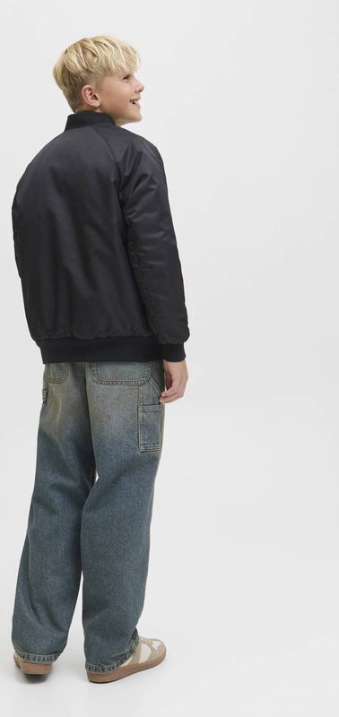 JACK & JONES JUNIOR - Bomberjack - Zwart - Voor Jongens