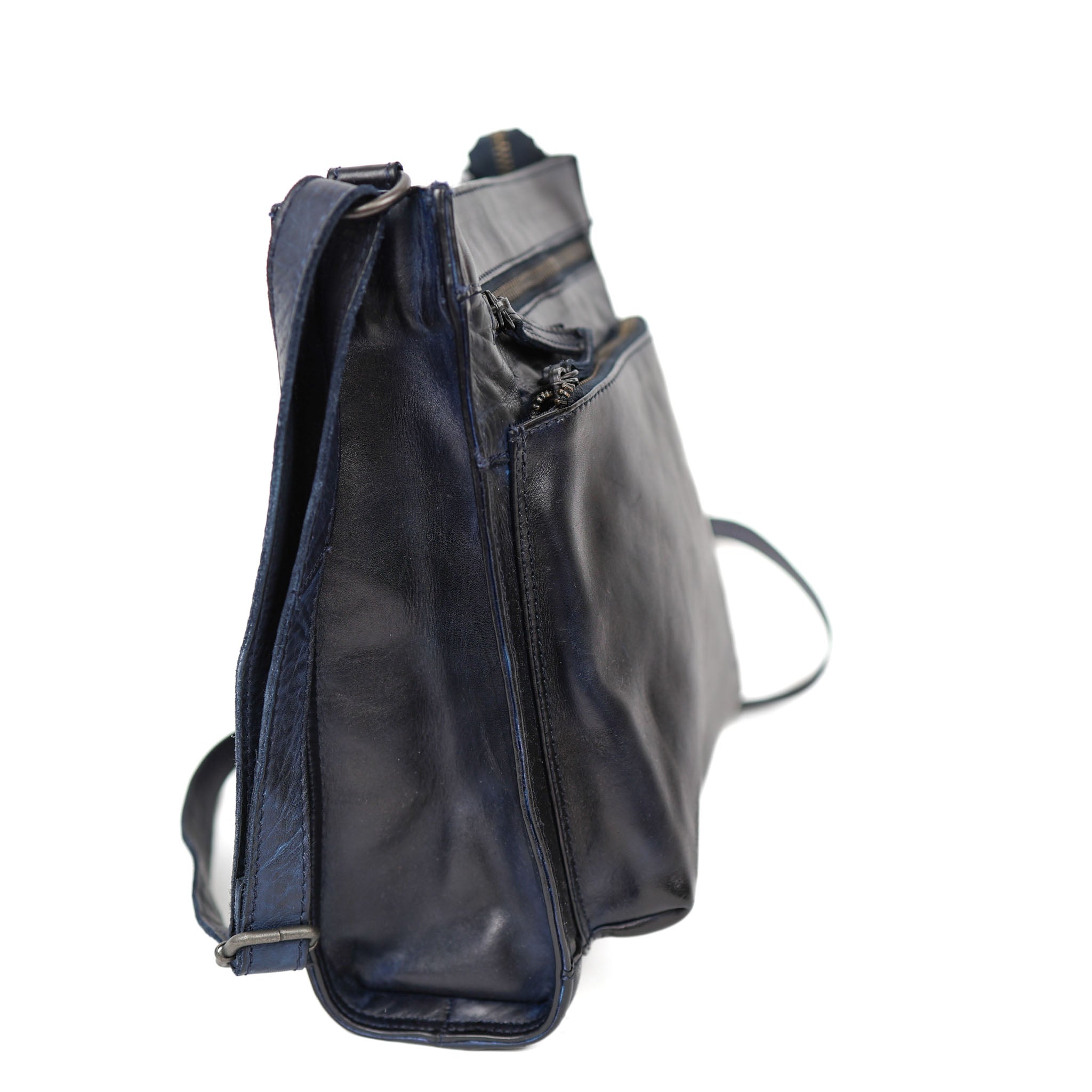 Ruime schoudertas 'Marisa' blauw Blauw