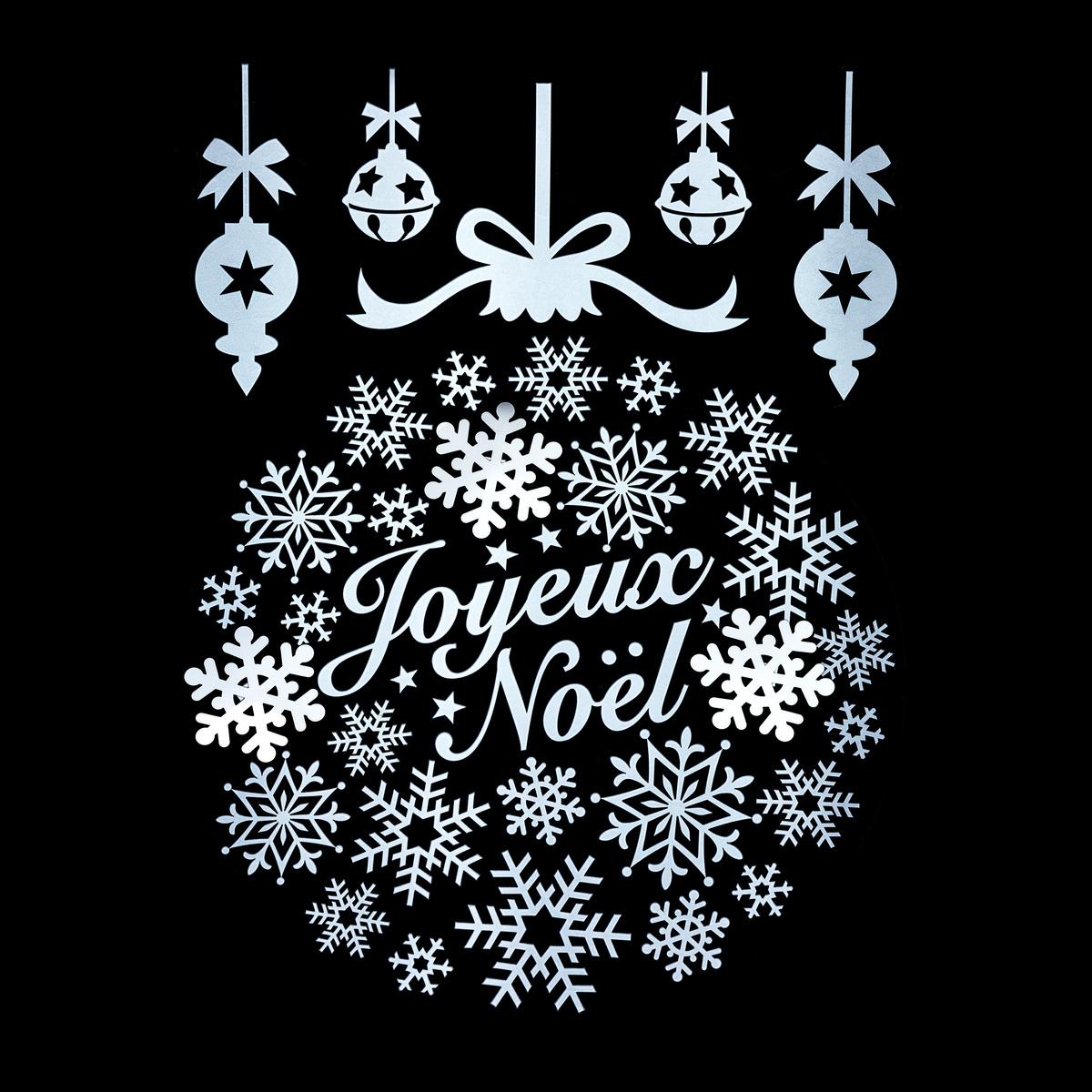 STICKER FORME FLOCONS 29X40CM