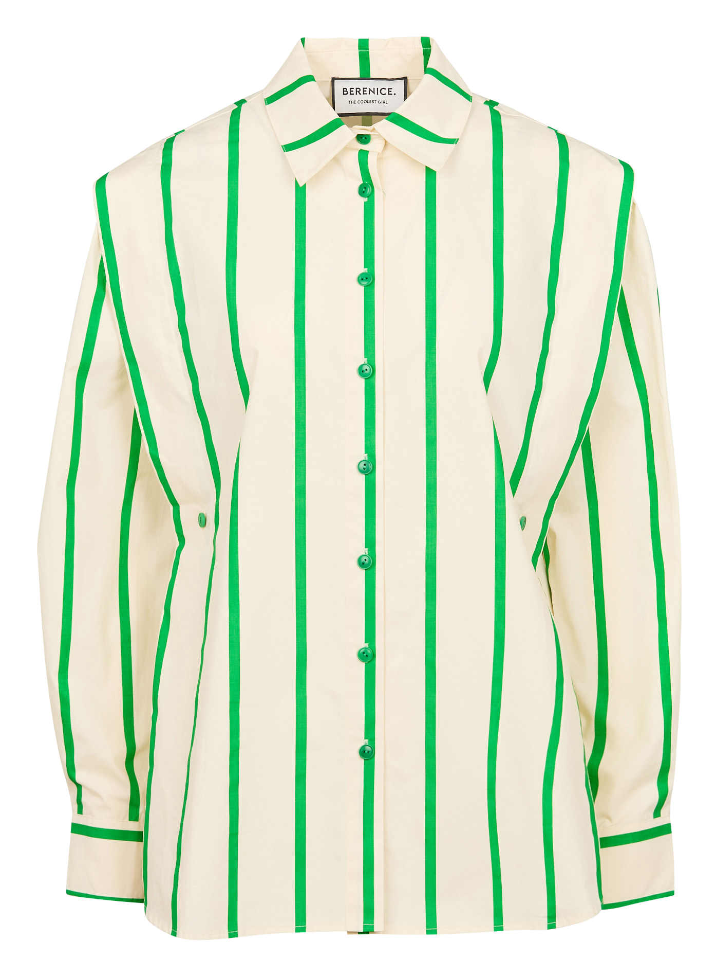 COOPER - Chemise à rayures en coton | Noir
