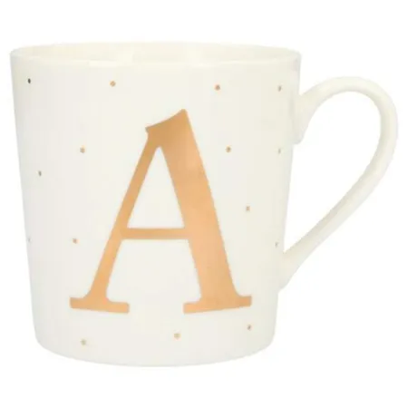 Depesche Porzellan Becher mit Buchstaben - A