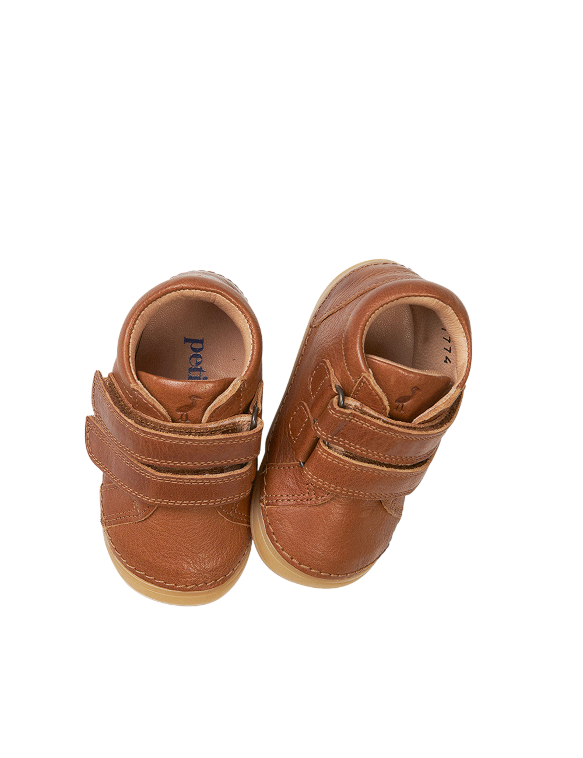 Mini Bootie Velcro - Cognac
