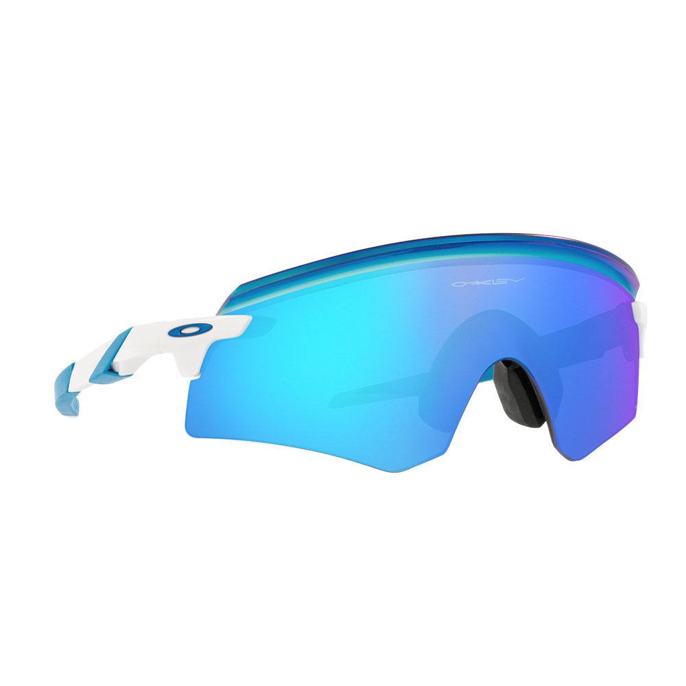 Oakley ENCODER - Lunettes de soleil polished white/sapphire