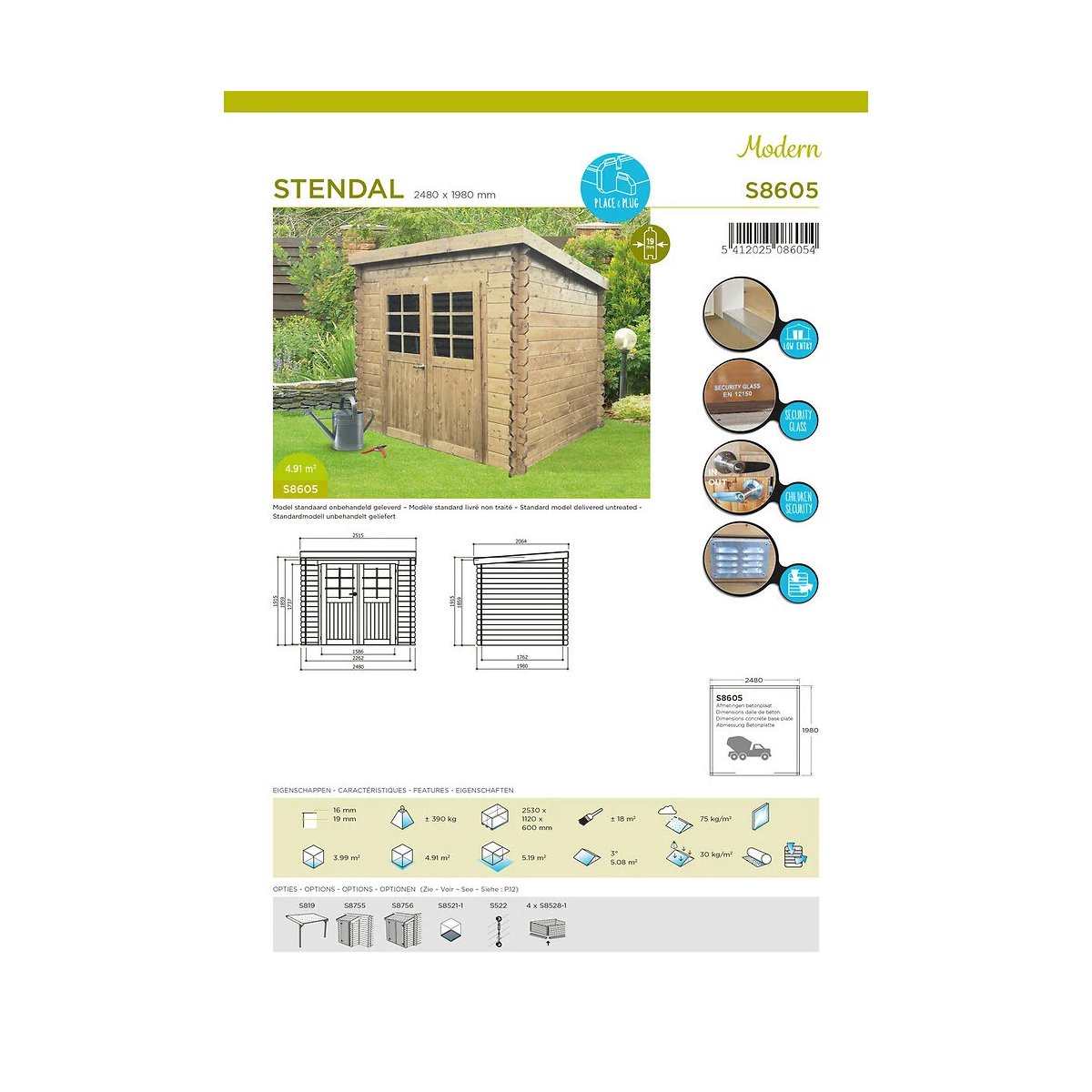 Abri de jardin maisonnette chalet de jardin stendal