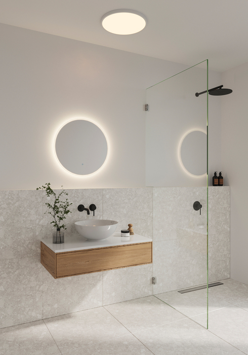 Nordlux Dovina LED vægspejl Ø60 cm