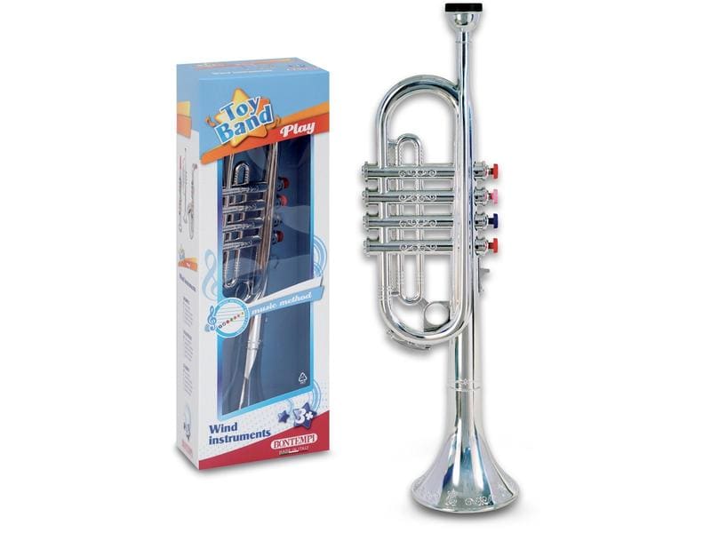 Bontempi Musikinstrument Trompete mit 4 Tasten Kindertrompete