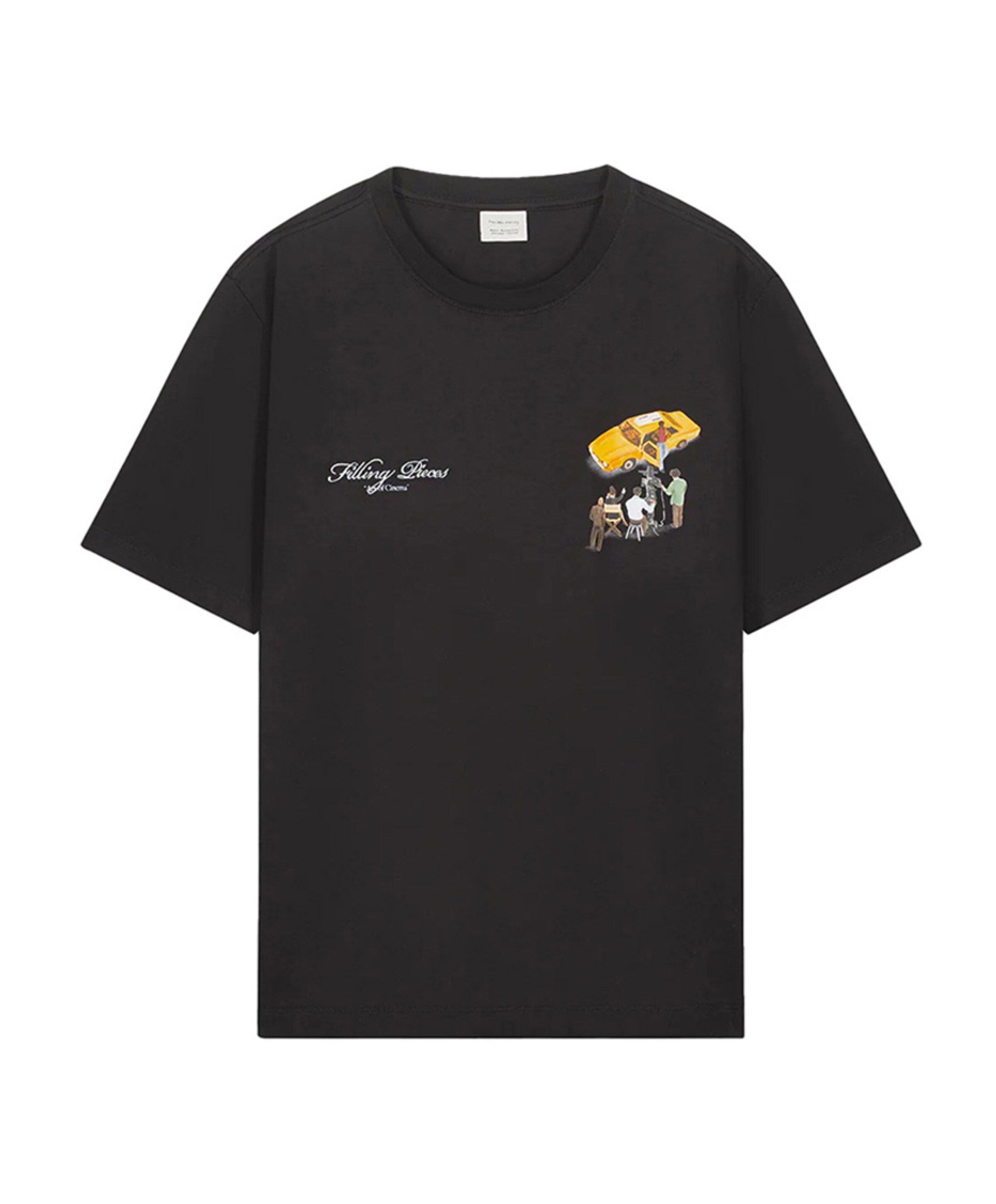 Filling Pieces Heren T-shirt zwart
