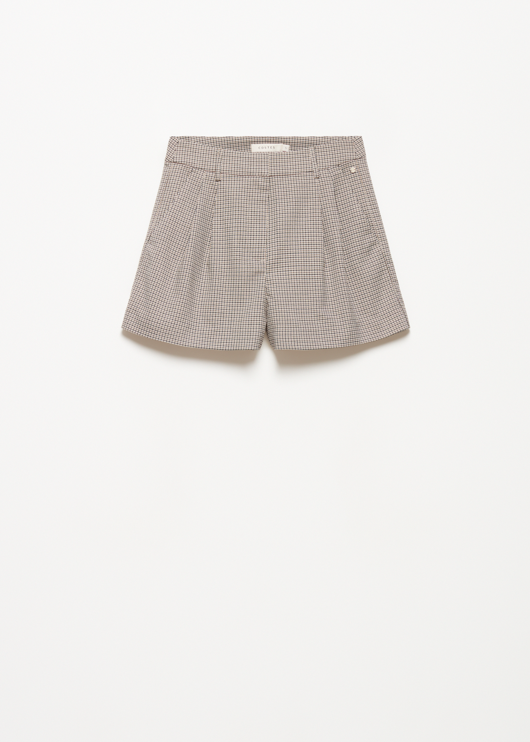 Shorts met geruit patroon