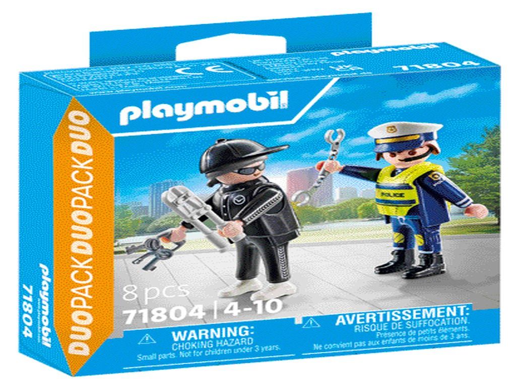 POLÍCIA E LADRÃO PLAYMOBIL