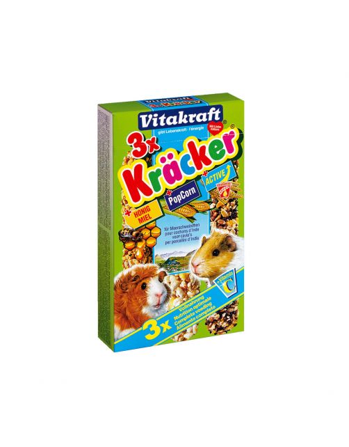 Vitakraft Cavia Kracker 3in1 - Knaagdiersnack