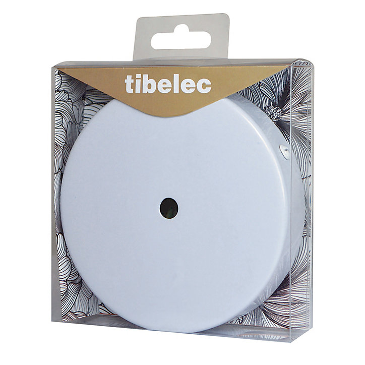 Pavillon métal Tibelec øø 12 x H. 2,5cm blanc