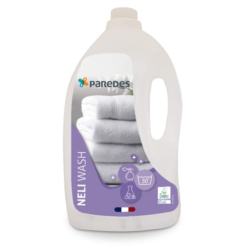 Lessive liquide Ecolabel Paredes Neli Wash bidon de 5L