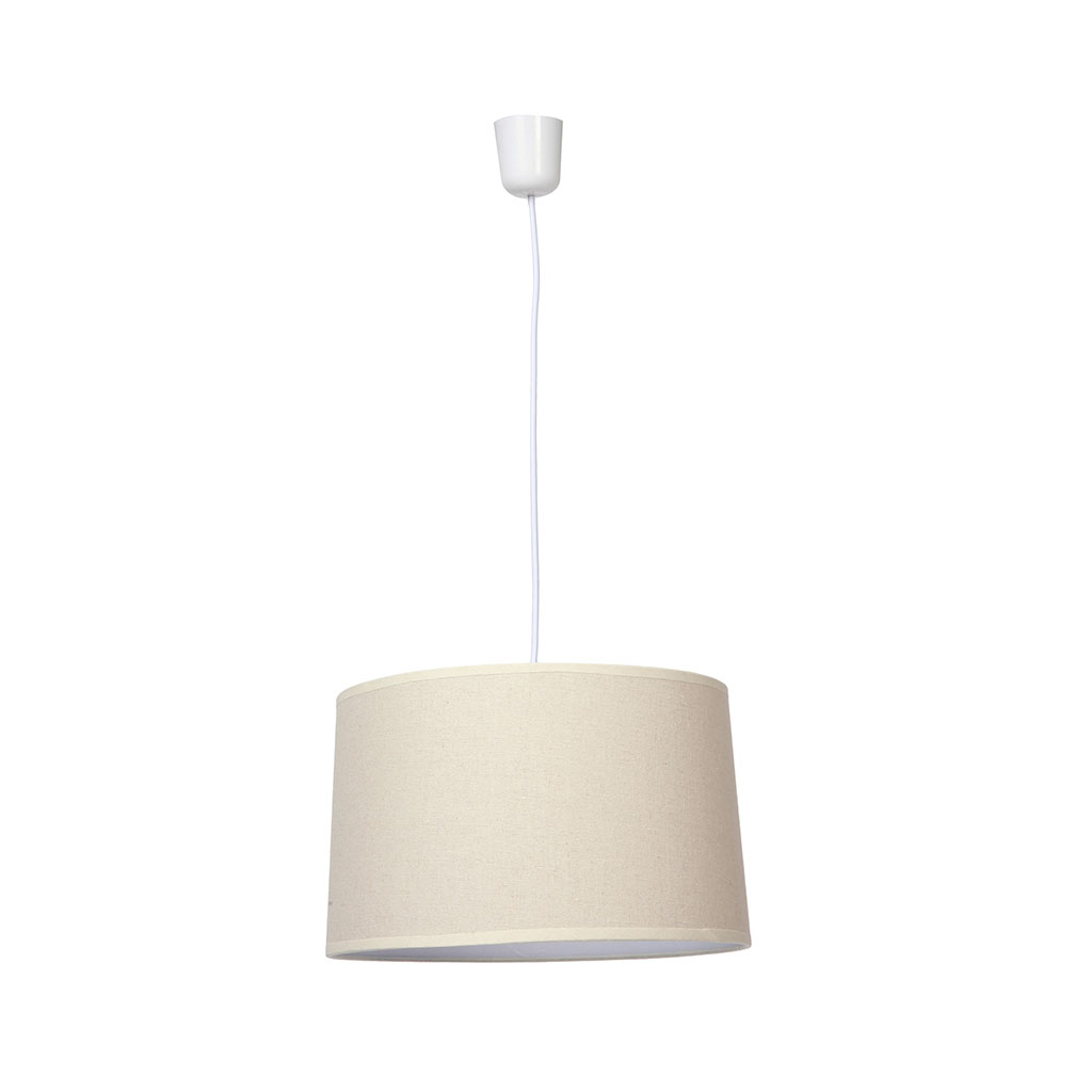 Suspension cylindre lin D 35cm