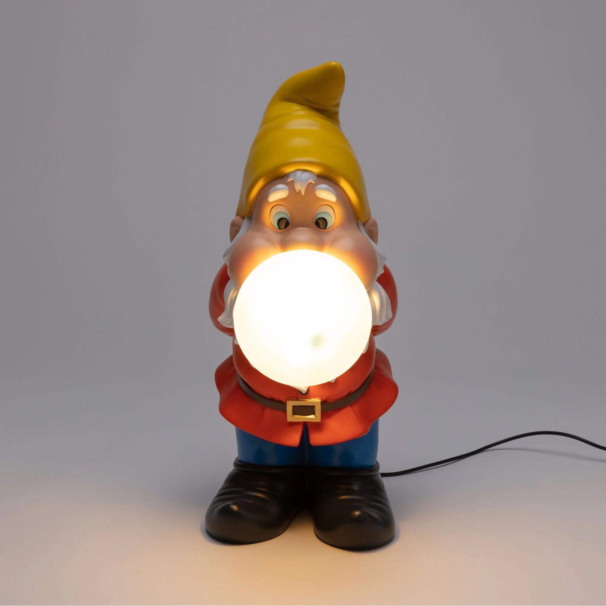 GUMMY WORKING - Lampe de table plastique | Jaune