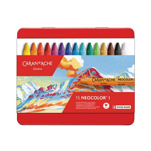 CARAN D'ACHE® NEOCOLOR® I  wasserfeste Wachspastelle in Metall-Etuis