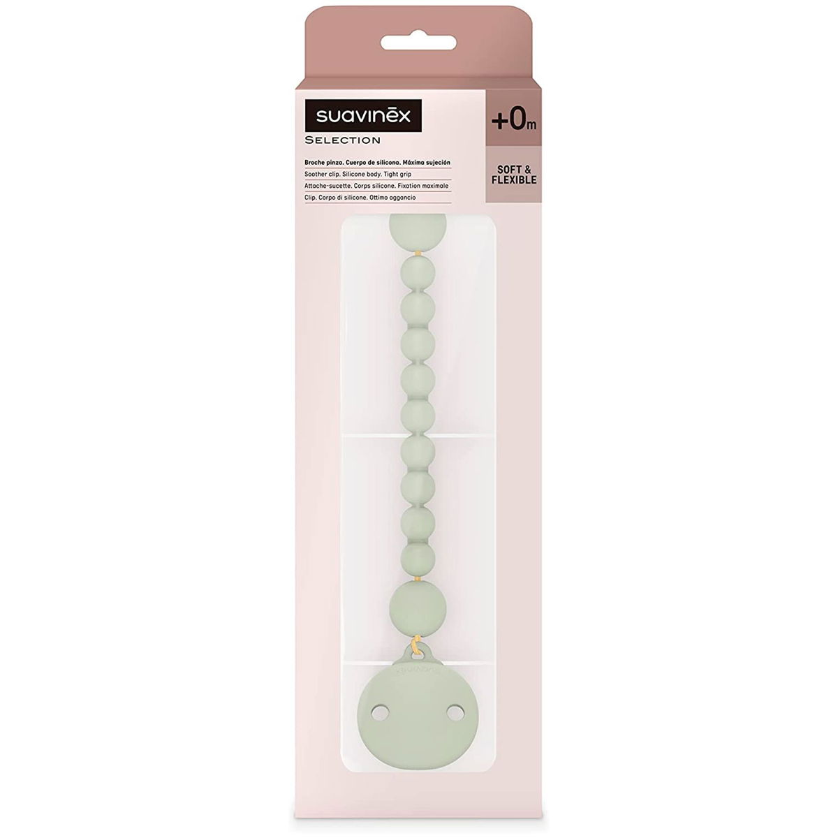 SuavinexSuavinex   Schnullerkette Silikon Colour Essence grün