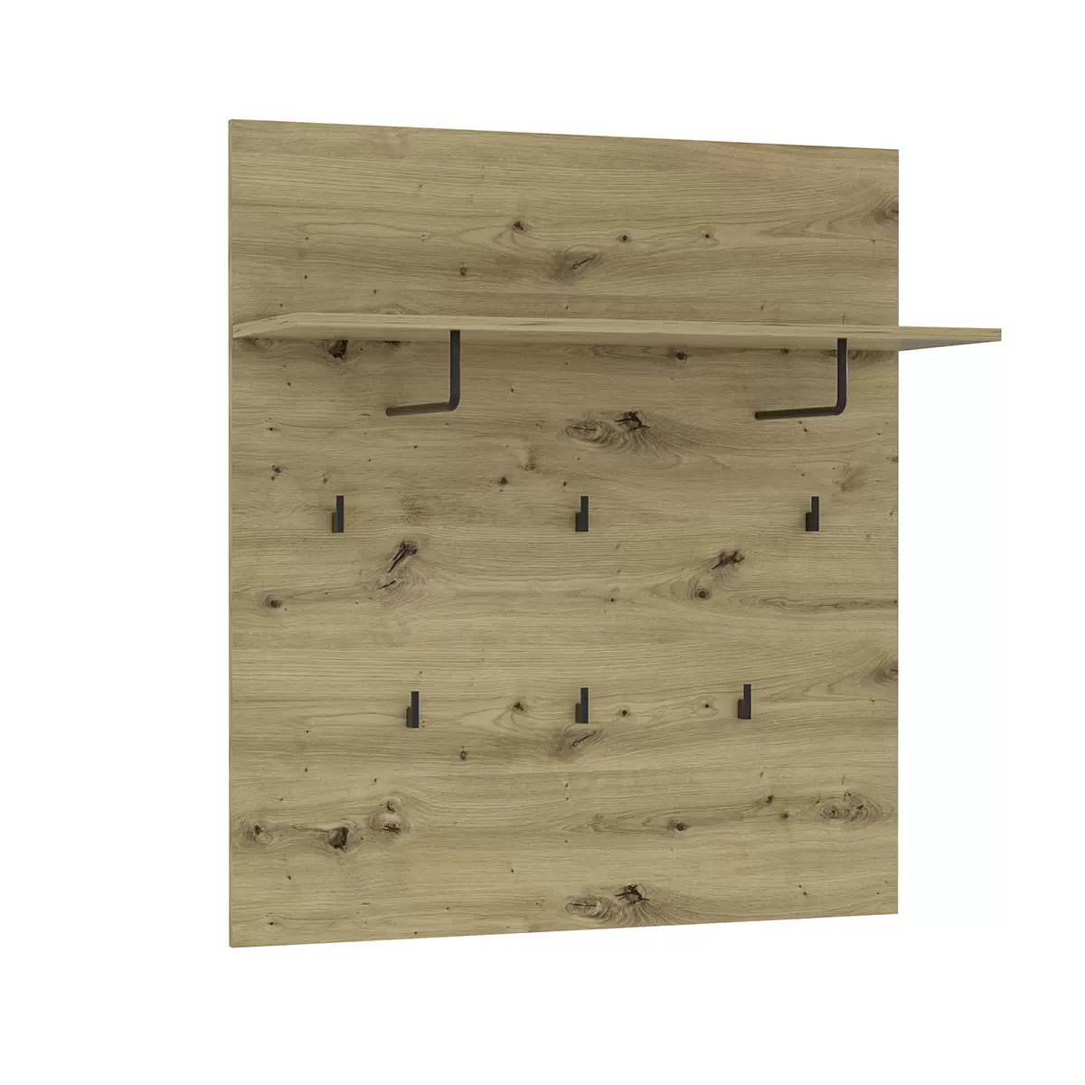 Wandpaneele Trondheim Eiche,schwarz