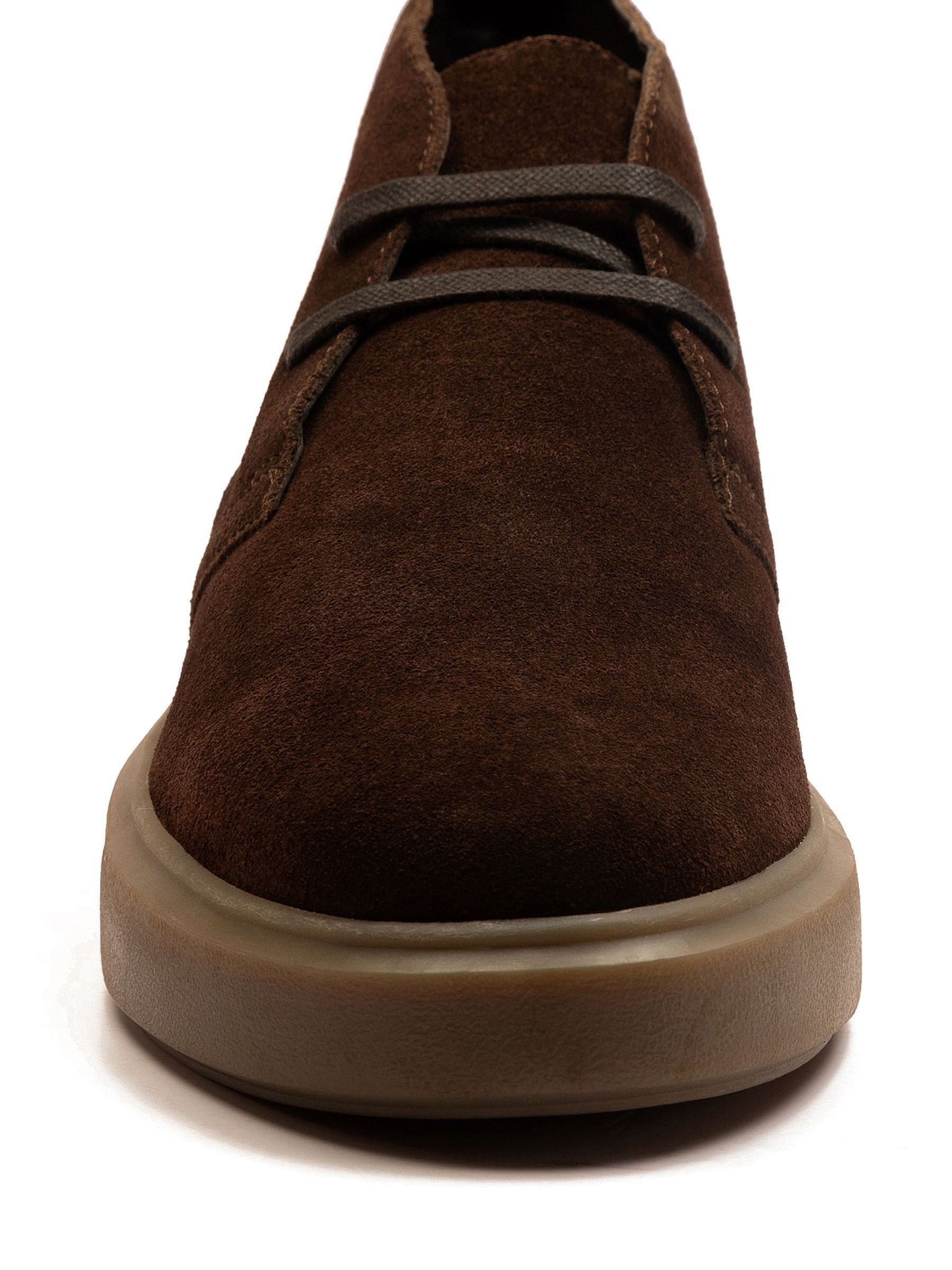 Off The Hook Jethro suède leren casual chukka Boots met Vetersluiting